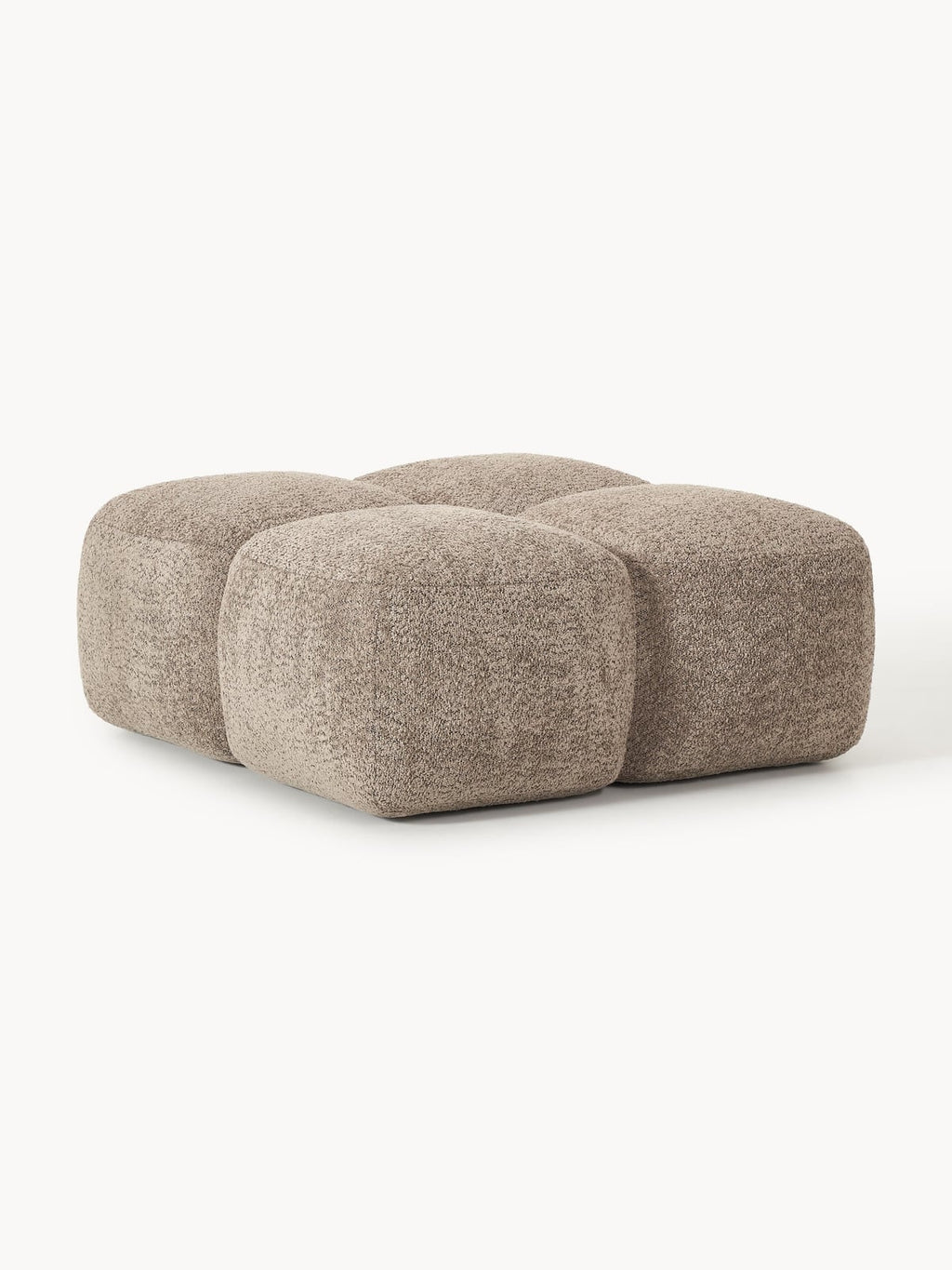 Tayla Teddy Bouclé Ottoman