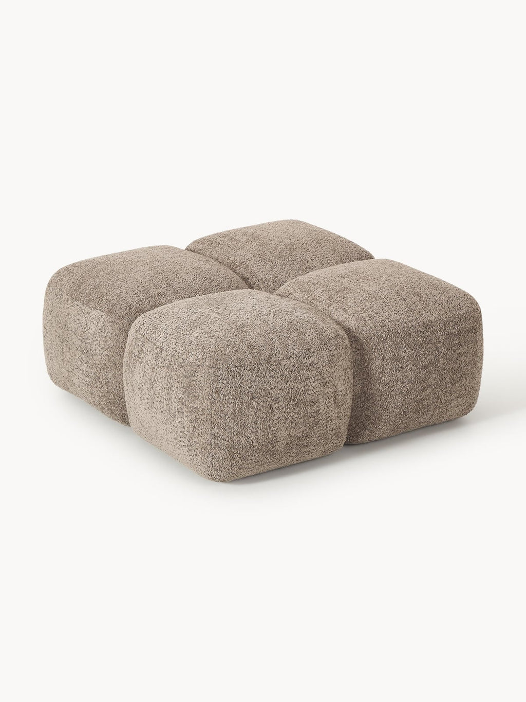 Tayla Teddy Bouclé Ottoman