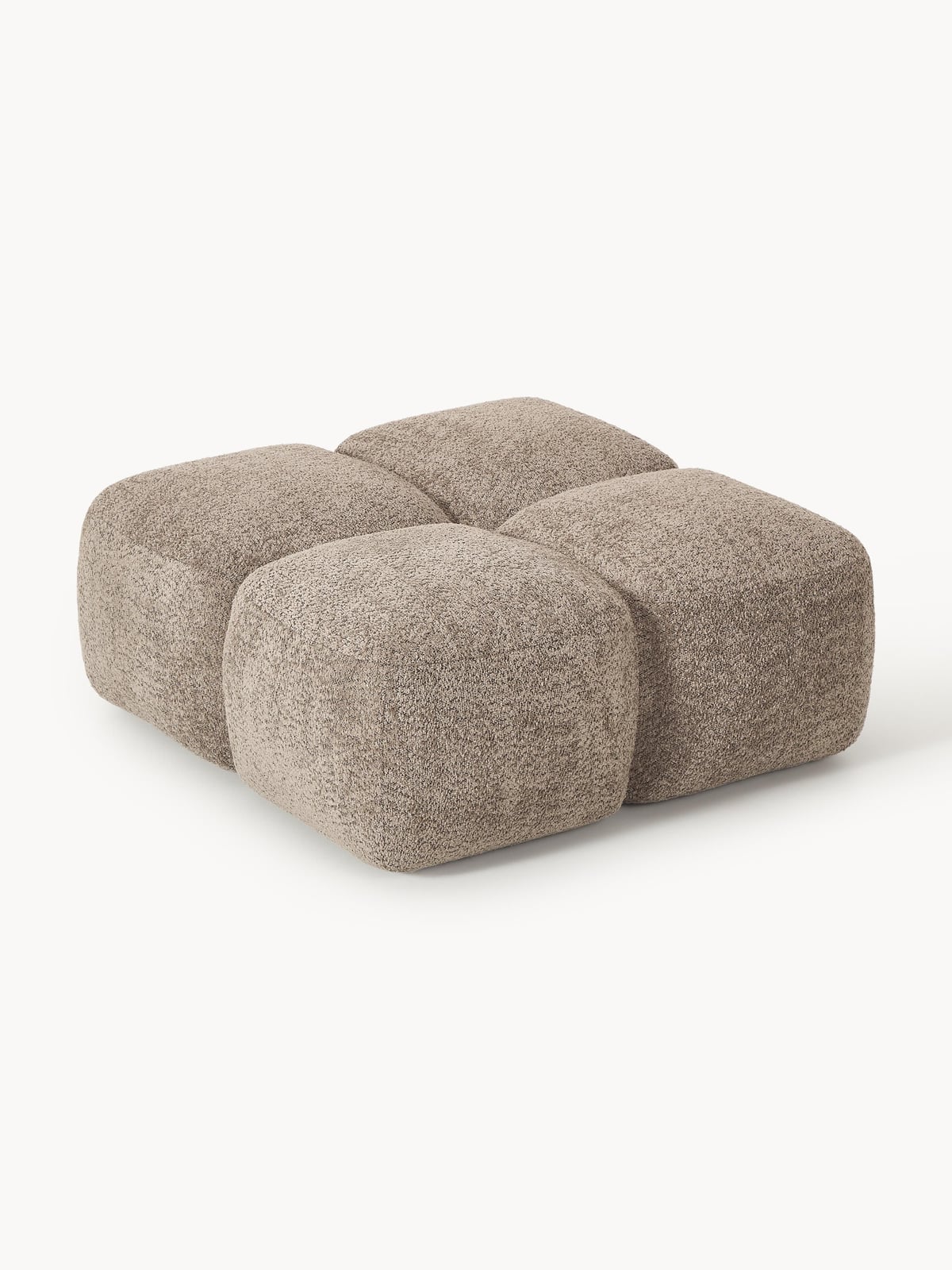 Tayla Teddy Bouclé Ottoman