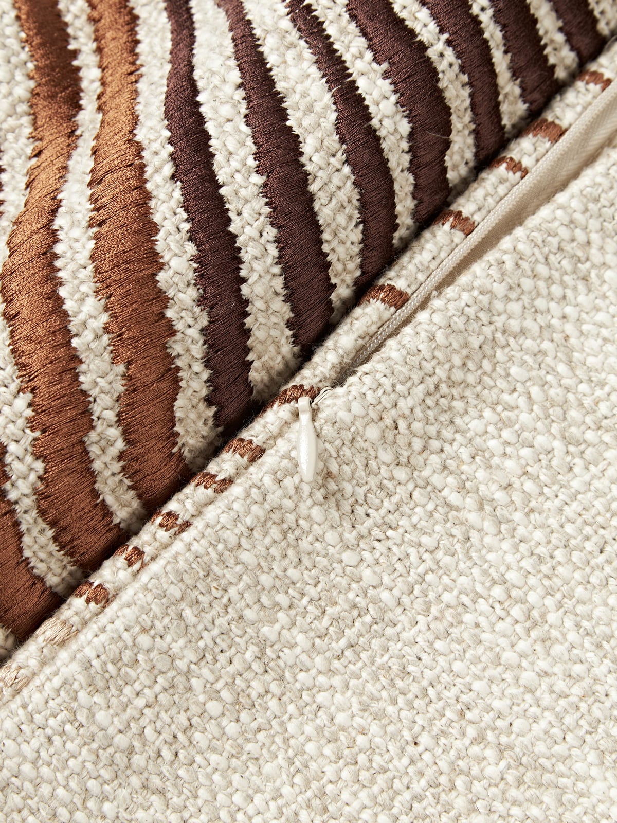 Thea Cushion Cover with Abstract Lines