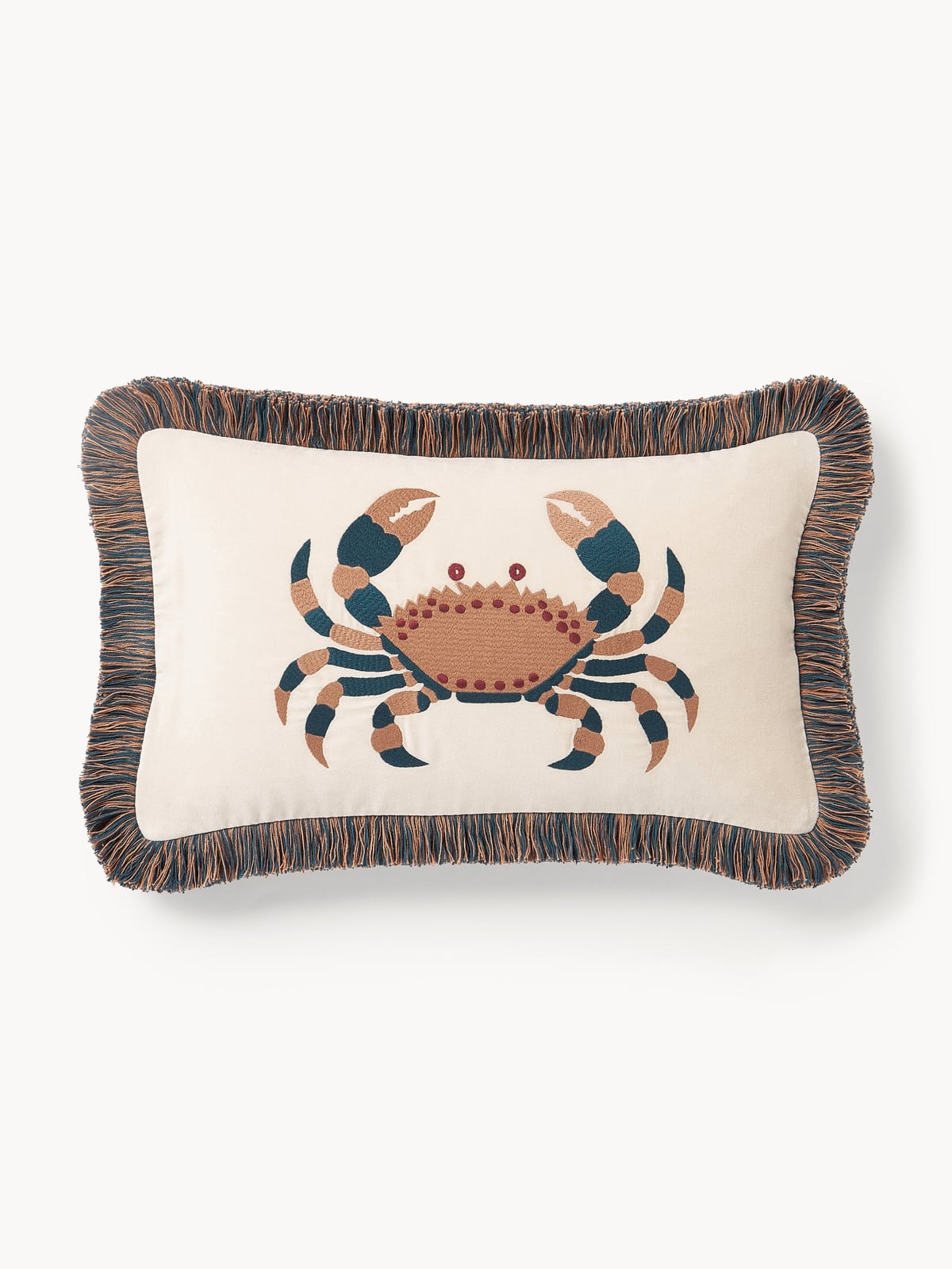 Triton Cushion Cover with Fringes