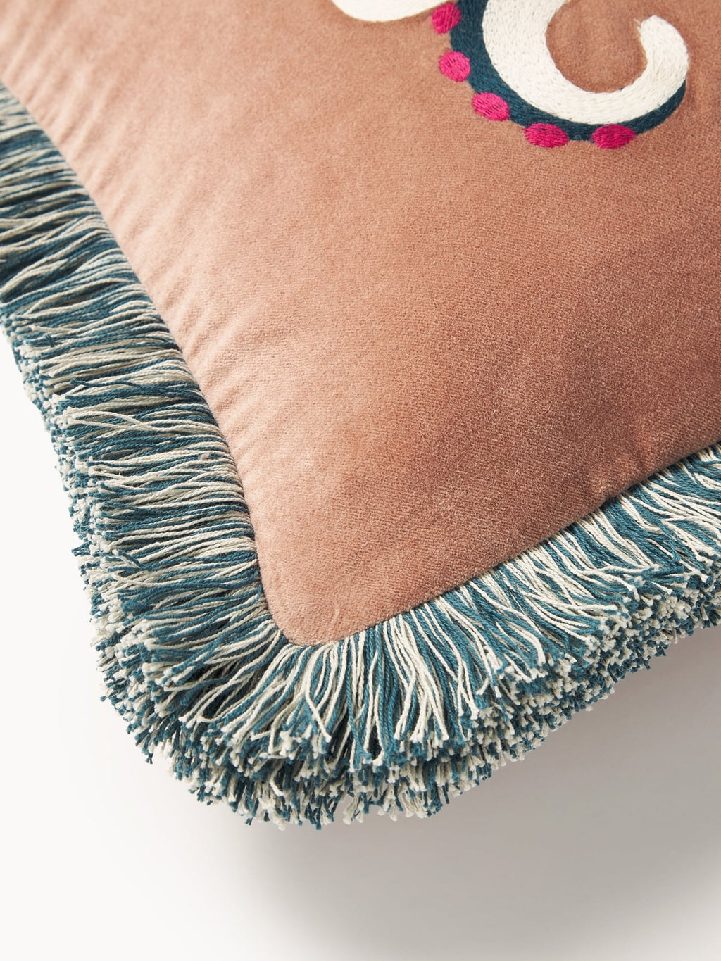 Triton Cushion Cover with Fringes
