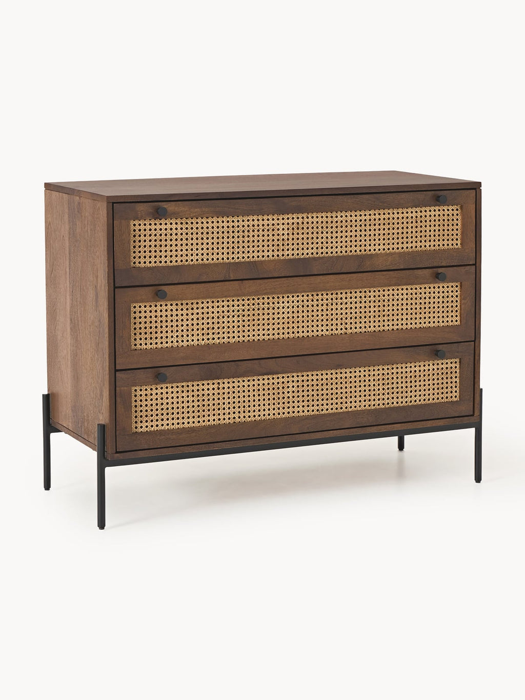 Vienna Chest of Drawers with Viennese Wickerwork