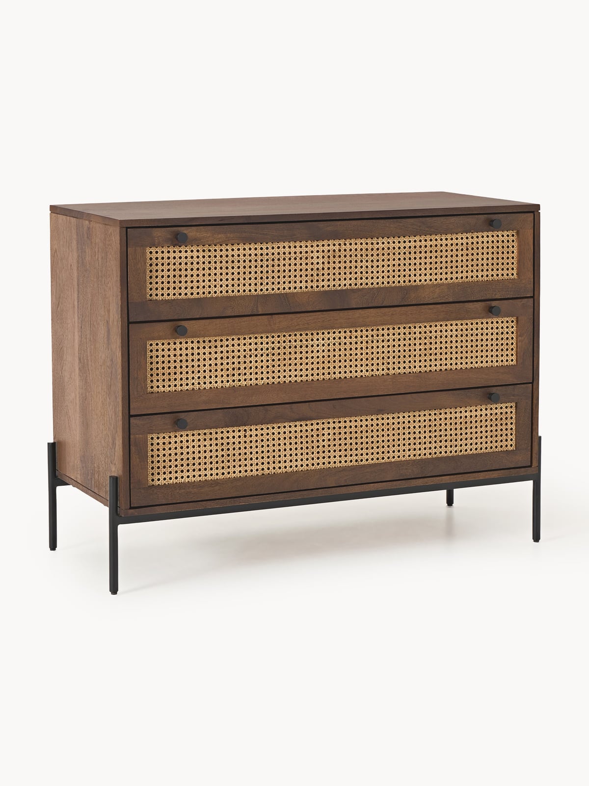 Vienna Chest of Drawers with Viennese Wickerwork