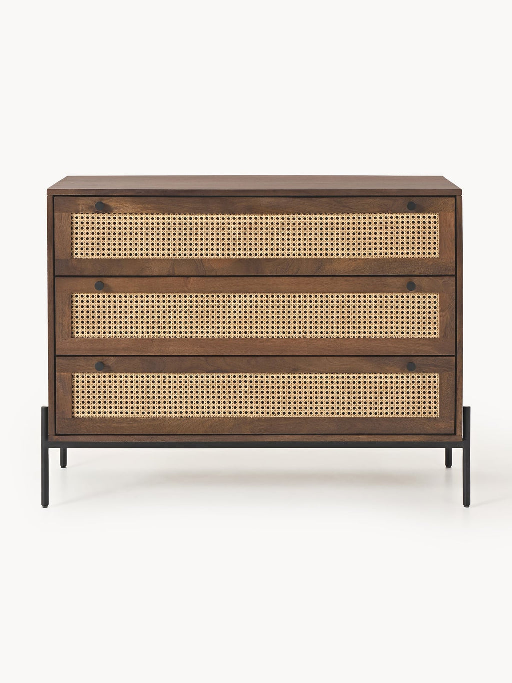 Vienna Chest of Drawers with Viennese Wickerwork