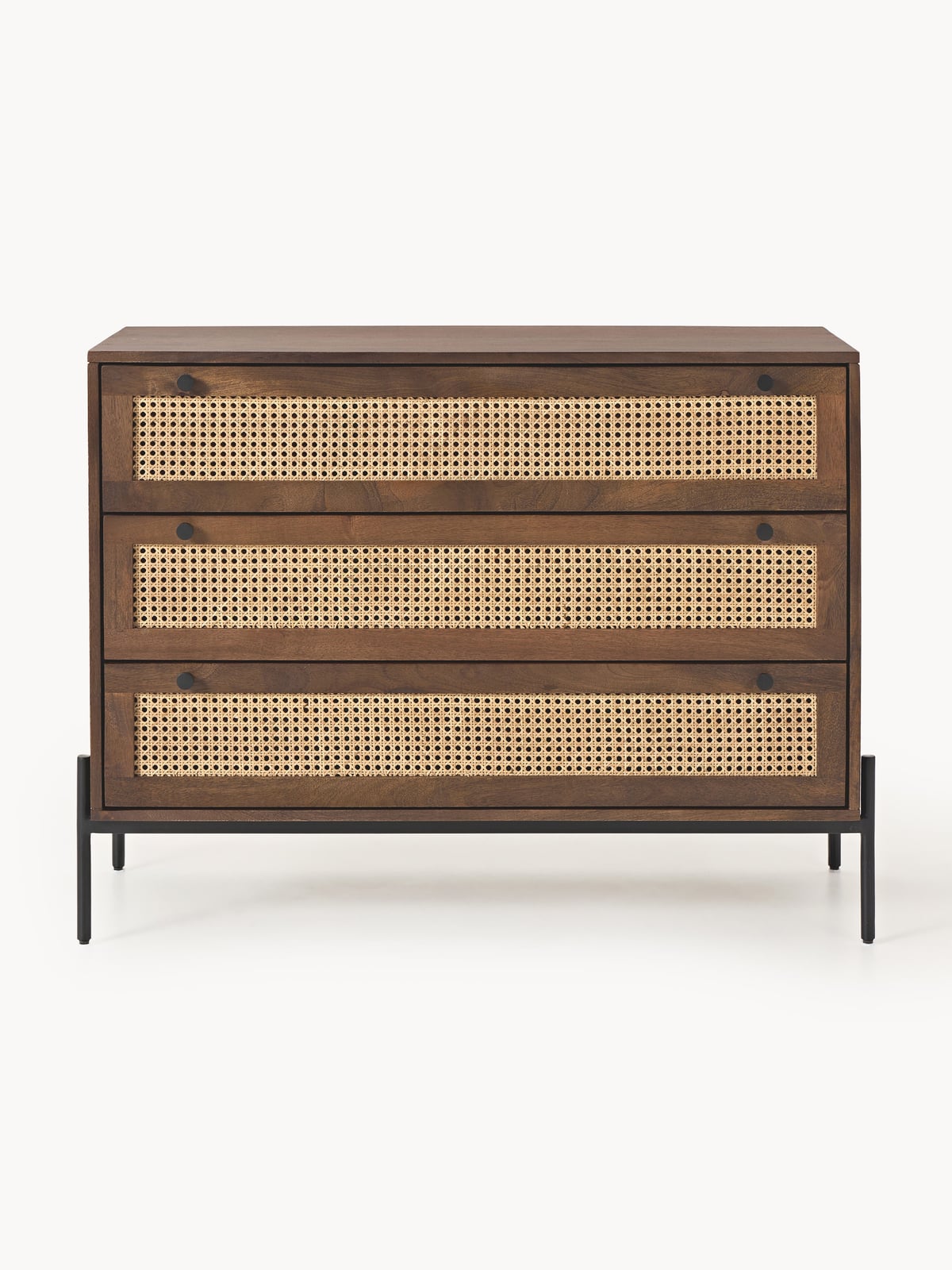 Vienna Chest of Drawers with Viennese Wickerwork