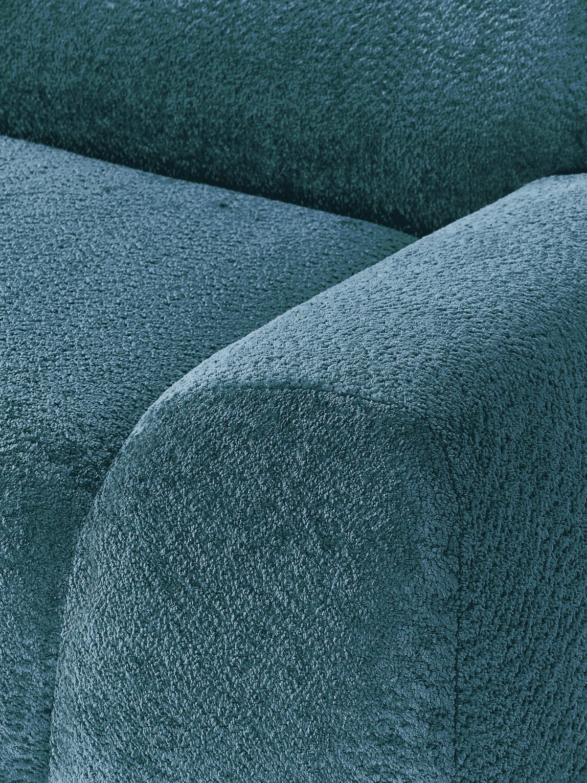 Wolke Modular Teddy Bouclé Corner Sofa (4-seater)