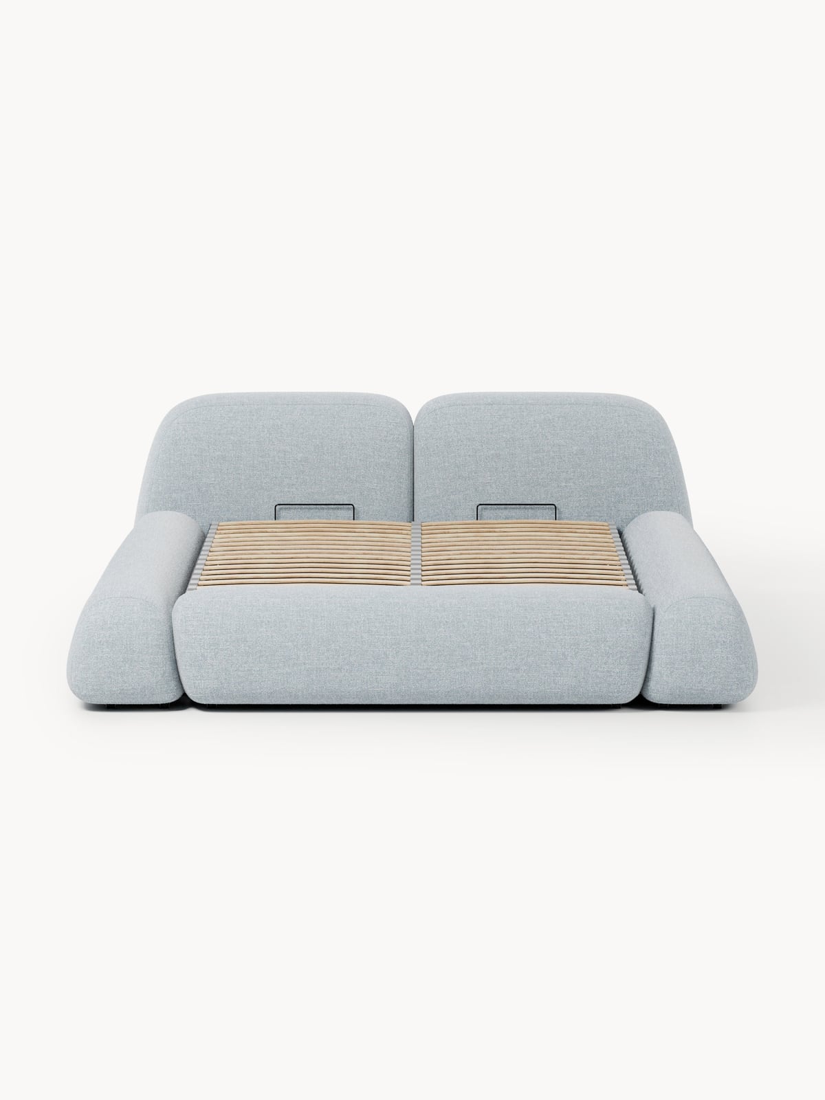 Wolke Upholstered Bouclé Bed with Storage