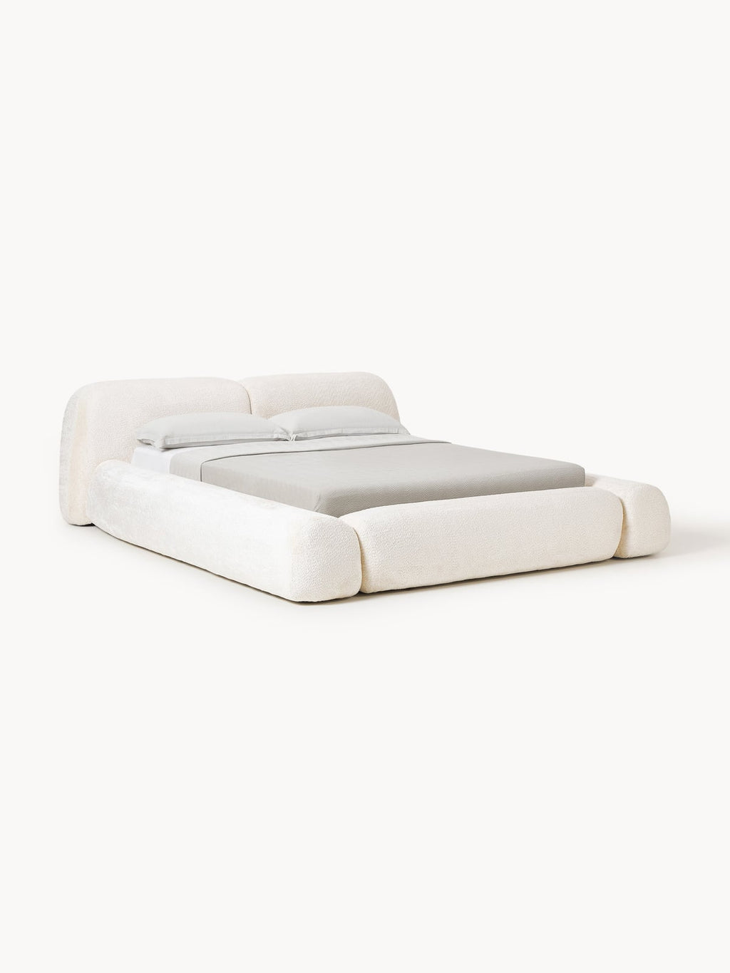Wolke Upholstered Teddy Bouclé Bed