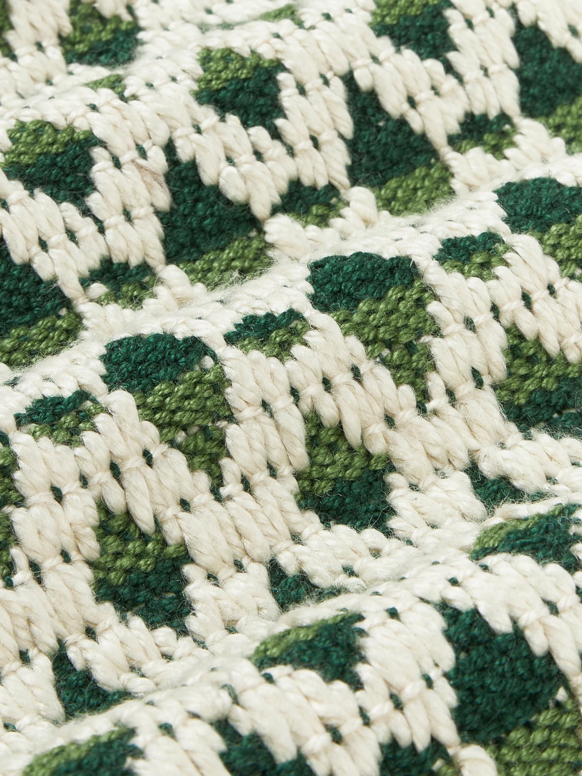 Yamir Outdoor Cushion Cover with Woven Pattern